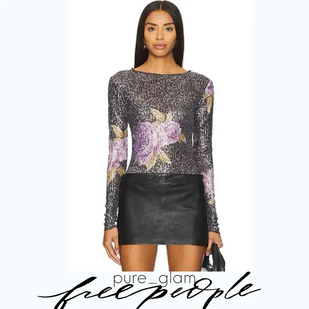 Free People sequin top
